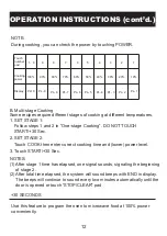 Preview for 13 page of Oster OGWT1603SE User Manual