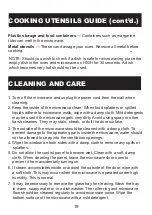 Preview for 20 page of Oster OGWT1603SE User Manual