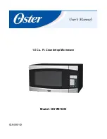 Preview for 1 page of Oster OGYM1602 User Manual