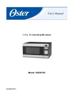 Preview for 1 page of Oster OGZB1101 User Manual