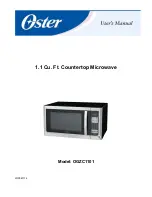 Preview for 1 page of Oster OGZC1101 User Manual