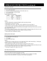 Preview for 10 page of Oster OGZC1101 User Manual