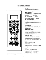 Preview for 9 page of Oster OMW1480 Owner'S Manual