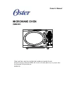 Oster OMW991 Owner'S Manual preview