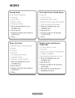 Preview for 7 page of Oster OPB0100 Instruction/Recipe Booklet