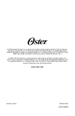 Preview for 26 page of Oster OS-AWMC7LW Instruction Manual