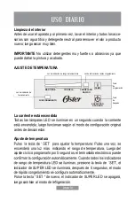 Preview for 13 page of Oster OS-BCF11002WE Instruction Manual