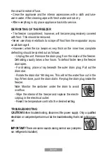 Preview for 33 page of Oster OS-BCF11002WE Instruction Manual