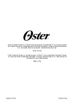 Preview for 48 page of Oster OS-DWG12SS Instruction Manual