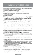 Предварительный просмотр 13 страницы Oster OS-GSBCW30HSS Instruction Manual