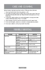 Предварительный просмотр 16 страницы Oster OS-GSG20SLI Instruction Manual