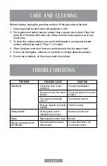 Preview for 16 page of Oster OS-GSG20SLI Instruction Manual