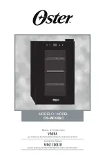 Preview for 1 page of Oster OS-WC08SC Instruction Manual