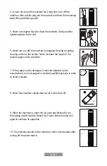 Preview for 14 page of Oster OS-WD1800 Instruction Manual