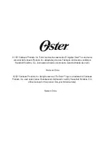 Предварительный просмотр 35 страницы Oster OS-WSMD16S Instruction Manual
