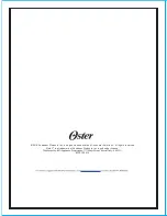 Предварительный просмотр 11 страницы Oster OSIM22SV Instruction Manual