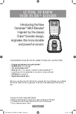 Preview for 13 page of Oster OSTERIZER Instruction Manual