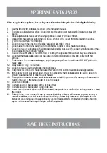 Preview for 6 page of Oster OTF9115R Instruction Manual