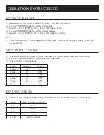 Preview for 7 page of Oster OTM1101GBS User Manual