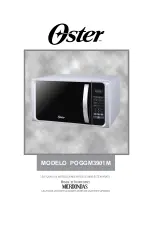 Предварительный просмотр 1 страницы Oster POGGM3901M Instruction Manual