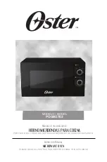 Oster POGM3702 Instruction Manual preview