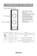 Предварительный просмотр 10 страницы Oster POGM3702 Instruction Manual