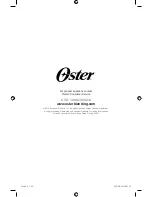 Предварительный просмотр 7 страницы Oster Pro 500 Series User Manual