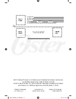 Предварительный просмотр 12 страницы Oster SF1600 Instruction Manual