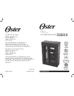 Preview for 1 page of Oster Soft Grip Wine Opener Kit Instruction Manual