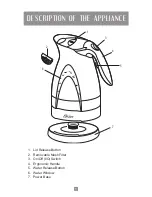 Preview for 4 page of Oster SPILLGUARD 5960 Instruction Manual