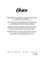 Preview for 30 page of Oster SPILLGUARD 5960 Instruction Manual