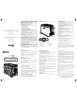 Preview for 1 page of Oster TSSTRT2SST-FB User Manual