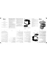 Oster TSSTRT2SST User Manual предпросмотр