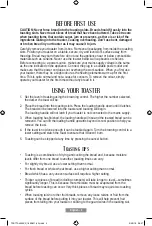 Предварительный просмотр 12 страницы Oster TSSTTA4440 Instruction Manual