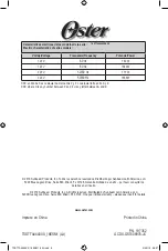 Preview for 16 page of Oster TSSTTA4440 Instruction Manual