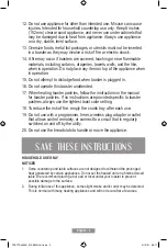 Preview for 9 page of Oster TSSTTA4540B Instruction Manual