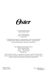 Предварительный просмотр 11 страницы Oster TSSTTRJB07 User Manual