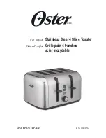 Preview for 1 page of Oster TSSTTRS4S1-033 User Manual