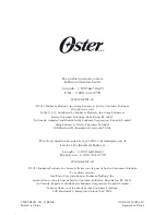 Предварительный просмотр 7 страницы Oster TSSTTRS4S1-033 User Manual