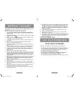 Предварительный просмотр 2 страницы Oster TSSTTRUS Instruction Manual