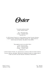 Preview for 20 page of Oster TSSTTRWF2R User Manual