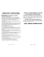 Preview for 2 page of Oster TSSTTV0000 User Manual