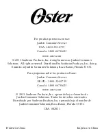 Preview for 36 page of Oster TSSTTVCG01 User Manual