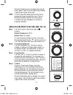 Предварительный просмотр 15 страницы Oster TSSTTVDFL1-049 Instruction Manual