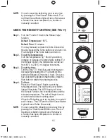 Предварительный просмотр 16 страницы Oster TSSTTVDFL1-049 Instruction Manual