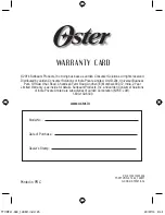 Предварительный просмотр 25 страницы Oster TSSTTVDFL1-049 Instruction Manual