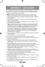 Предварительный просмотр 14 страницы Oster TSSTTVLS25 Instruction Manual