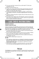 Preview for 15 page of Oster TSSTTVLS25 Instruction Manual