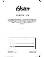 Preview for 15 page of Oster TSSTTVVGS1-049 Instruction Manual