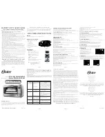 Предварительный просмотр 1 страницы Oster TSSTTVXLDG-001 User Manual